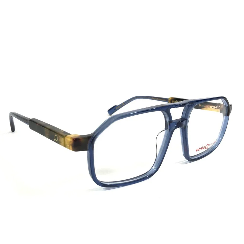 Etnia Barcelona Eyeglasses Frames SYKO BLHV Blue Havana Full Rim 54-16-138